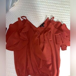 Off Shoulder Flare Style Shirt